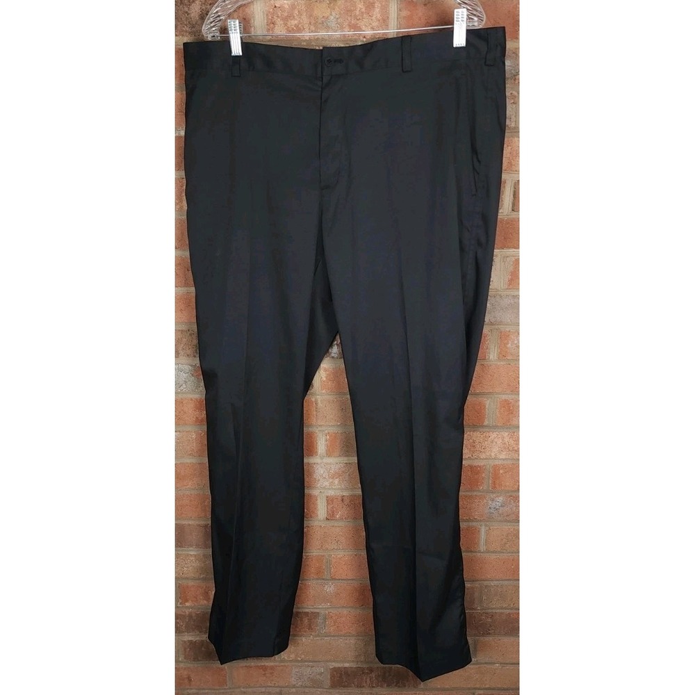 Nike Golf Flat Front Dri-Fit Tech Pants Black 472532-010 Classic Mens Size 38x32